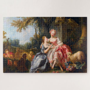 Francois Boucher The Billet Dou Rokoko Ladys art Puzzle