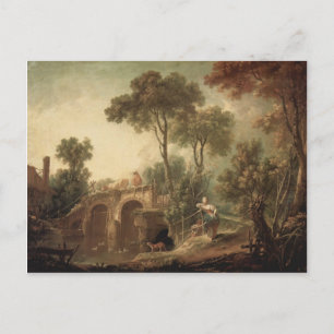 Francois Boucher - The Bridge Postkarte