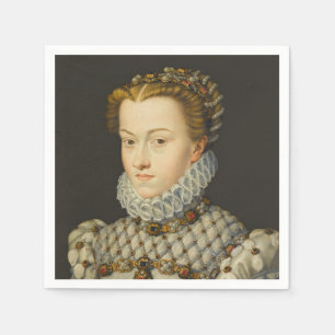 Francois Clouet - Elisabeth von Österreich Serviette