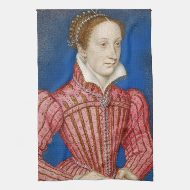 Francois Clouet - Maria Stuart Geschirrtuch (Vertikal)