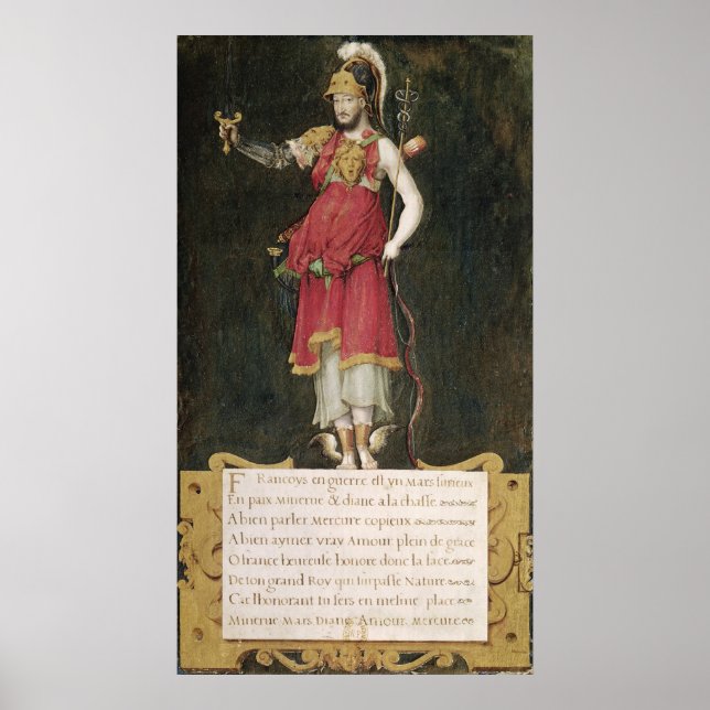 Francois I als Mischgott Poster (Vorne)