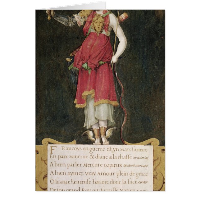 Francois I als zusammengesetzte Gottheit (Vorne)