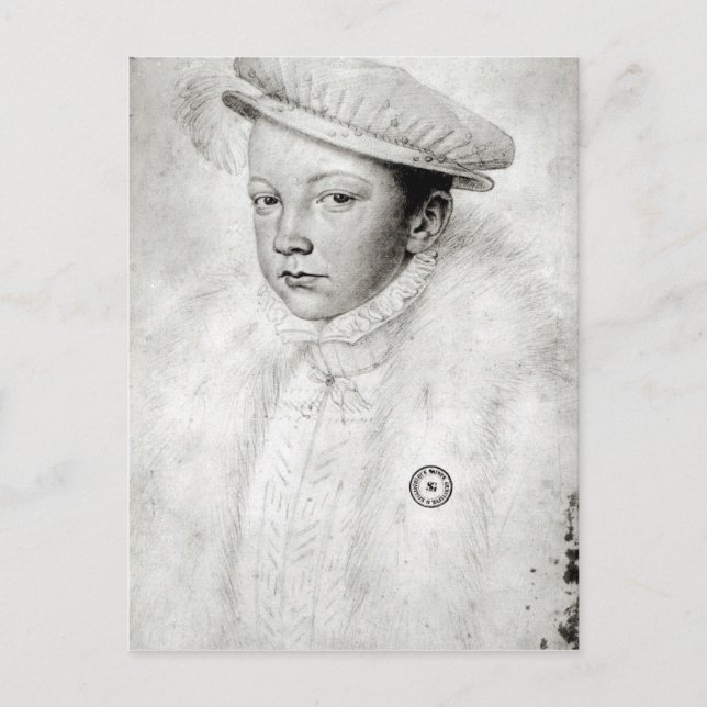 Francois II 1560 Postkarte (Vorderseite)