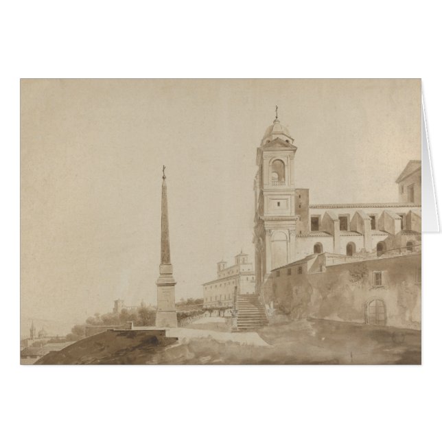 Francois Marius Granet - Die Kirche der Trinita (Vorderseite (Horizontal))
