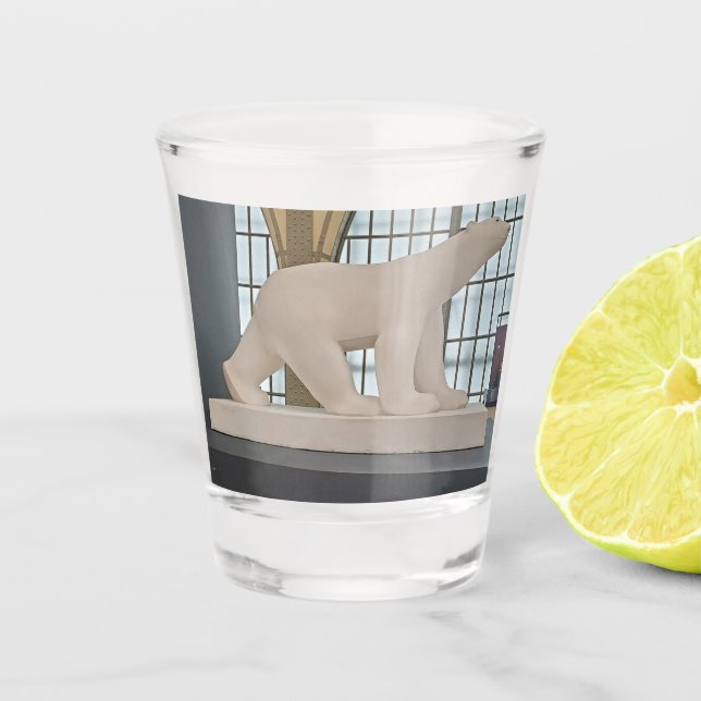 François Pompon's Polar Bear Souvenir Schnapsglas (Vorderseite)