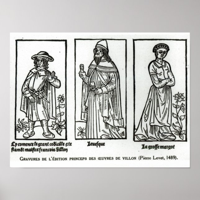 Francois Villon Poster (Vorne)