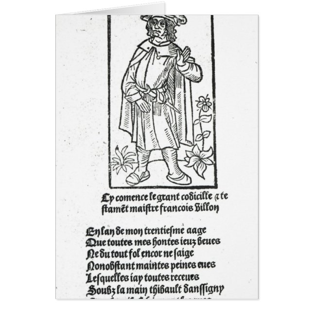 Francois Villon, 'von den Gesamtwerken (Vorne)