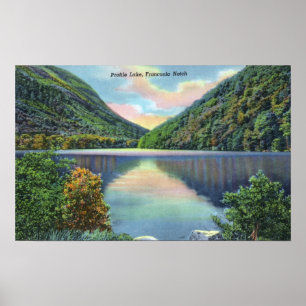 Franconia Notch Ansicht des Profilsees Poster