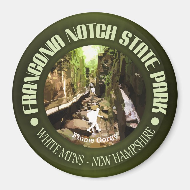 Franconia Notch SP Magnet (Vorne)