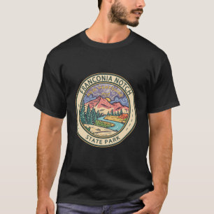 Franconia Notch Staat Park New Hampshire Abzeichen T-Shirt