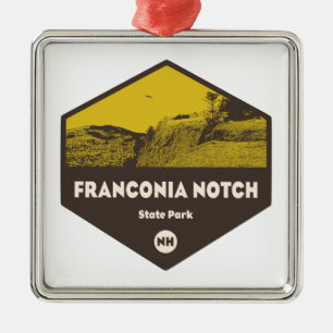 Franconia Notch Staat Park New Hampshire Ornament Aus Metall