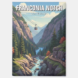 Franconia Notch Staat Park Travel Magnet