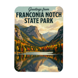 Franconia Notch State Park New Hampshire Magnet