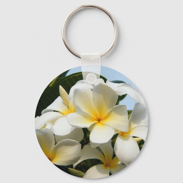 Frangipani Bliss Schlüsselanhänger (Vorderseite)