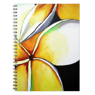 Frangipani Blume Art Notizblock