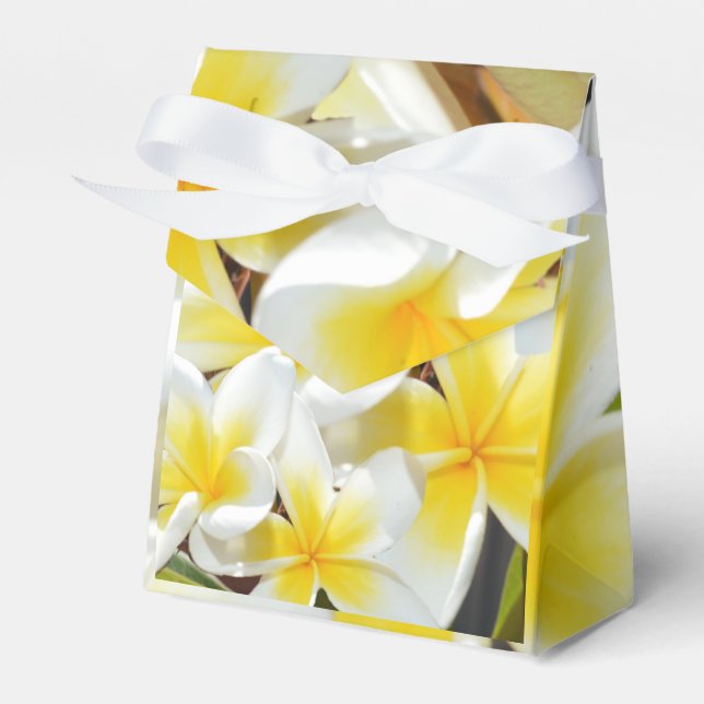 Frangipani Bouquet Geschenkschachtel (Vorderseite)