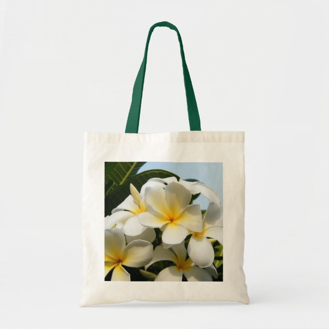 Frangipani-Glück Tragetasche (Vorne)