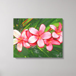 Frangipani Leinwanddruck