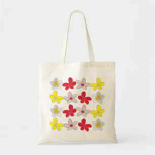 Frangipani Plumeria Farbige Blume Floral Tragetasche