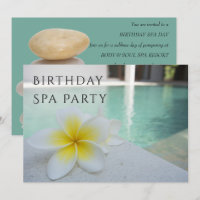 Frangipani & Pool Geburtstag Wellness-Center Tag