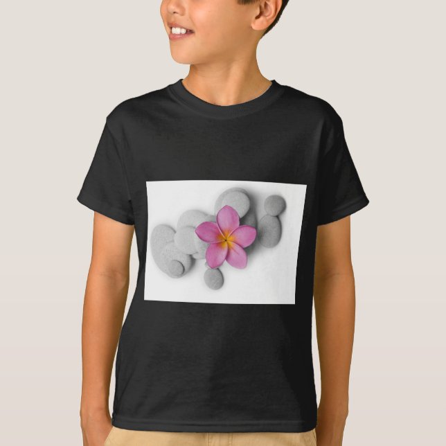Frangipani-Ruhe T-Shirt (Vorderseite)