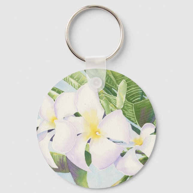 Frangipani Schlüsselanhänger (Vorderseite)