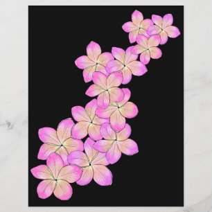 Frangipani Scrapbook Paper