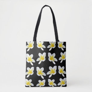 Frangipani Sensation, Full Print Shopping Bag