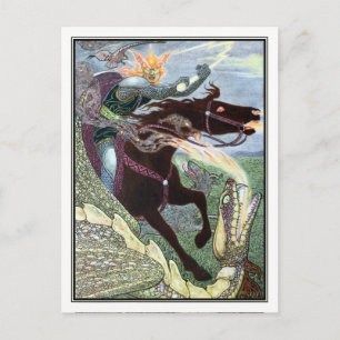 Frank C. Papé Pape - Falcon the Hunter Postkarte