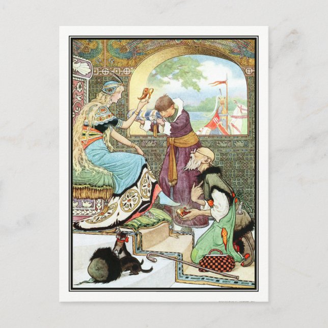 Frank C. Papé Pape - Russisches Geschichtenbuch Postkarte (Vorderseite)