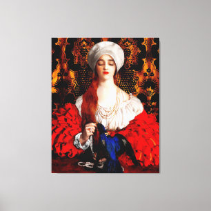 FRANK CADOGAN COWPER - DER BLAUE VOGEL - 1918 - LEINWANDDRUCK