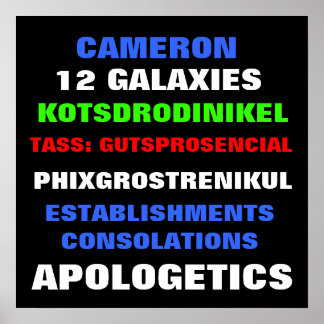 Frank Chu Sign Poster