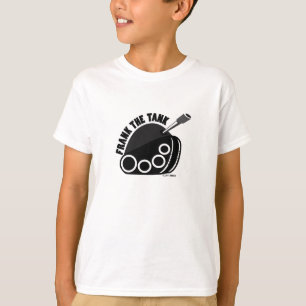 Frank das Behälter-Logo scherzt T - Shirt