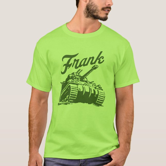 Frank das Behälter-Shirt T-Shirt (Vorderseite)