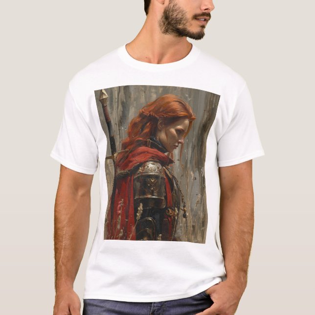 Frank Frazetta Junge Rothaargemälde T-Shirt (Vorderseite)