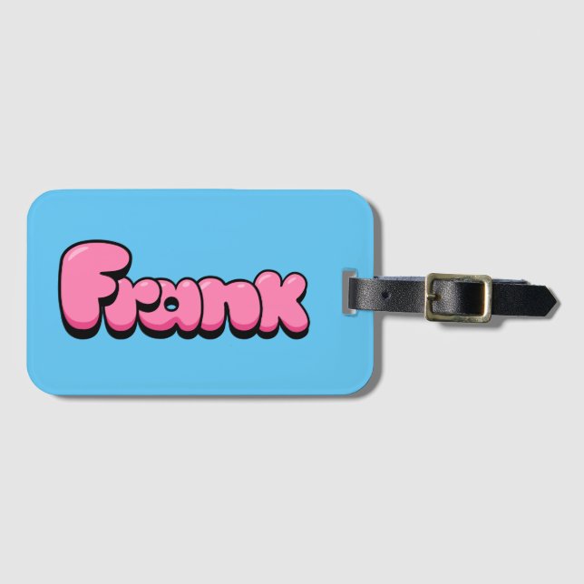 Frank Gepäckmarke Gepäckanhänger (Vorderseite (Horizontal))