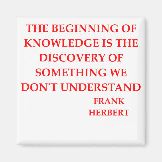 Frank Herbert Zitat Magnet