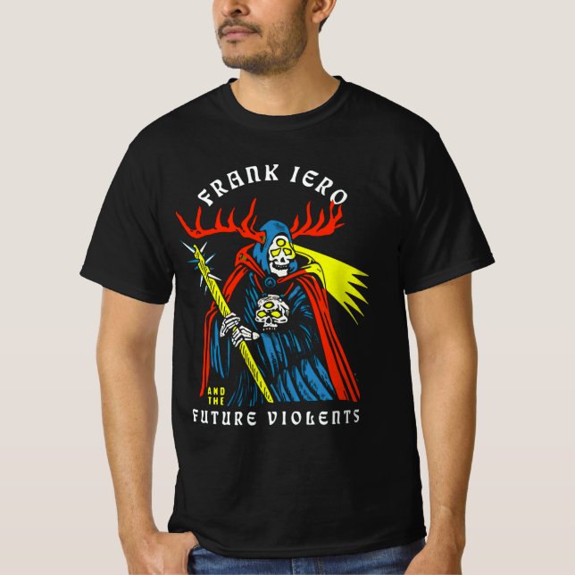 Frank Iero Merch und der Sensenmann der zukünftige T-Shirt (Vorderseite)