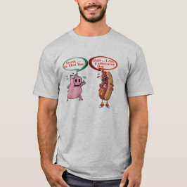 Frank ist dass Sie? undercover Hundespeck GRILLEN T-Shirt