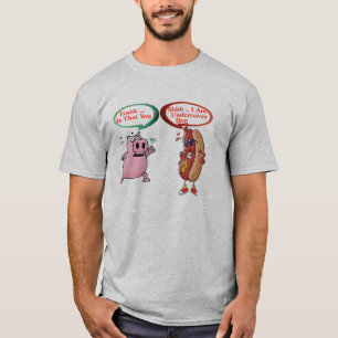 Frank ist dass Sie? undercover Hundespeck GRILLEN T-Shirt