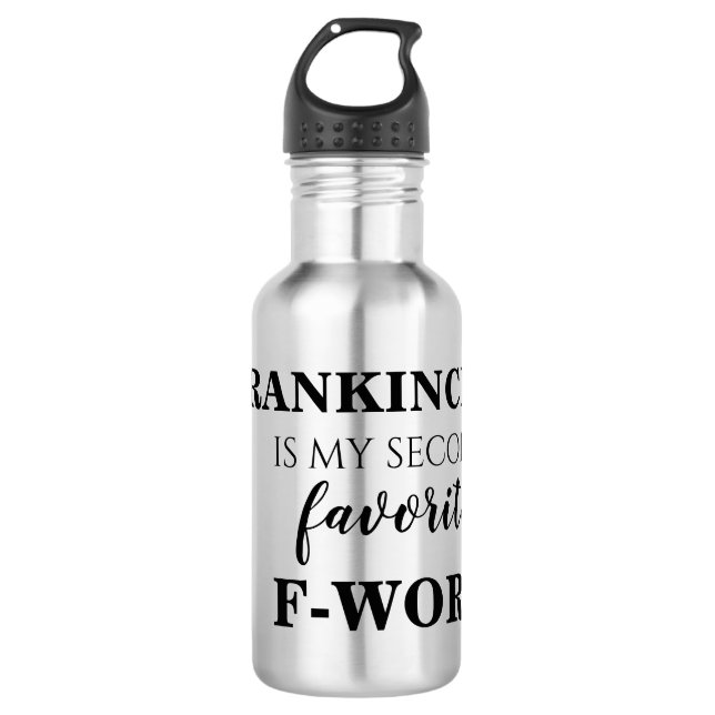 FRANK IT Thermal Edelstahlflasche (Vorderseite)