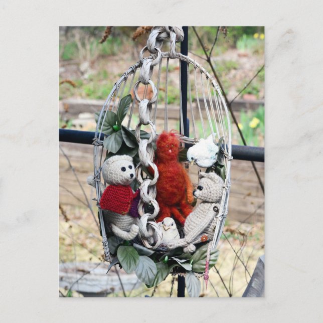 Frank, Leo und Mandarin Postkarte (Vorderseite)