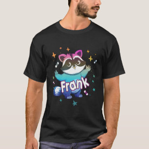 Frank - Niedlicher Name des Jungen mit Coolem Coon T-Shirt