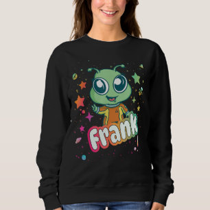 FRANK - Niedlicher Name des Jungen mit niedlicher Sweatshirt