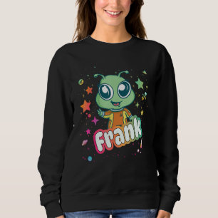 FRANK - Niedlicher Name des Jungen mit niedlicher Sweatshirt