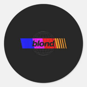 Frank Rapper Blond R&b Album Ocean Globe World Runder Aufkleber