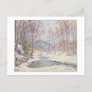 Frank T. Hutchens Malerei, "A Winter Morning" Feiertagspostkarte