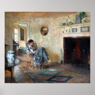 Frank W. Benson Rainy Day Poster