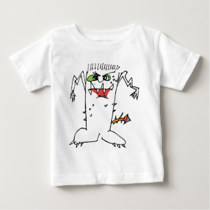 FrankEinstein Cartoon-Monster Baby T-shirt