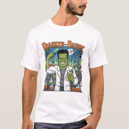 Franken-Daddy Halloween T-Shirt for Dads